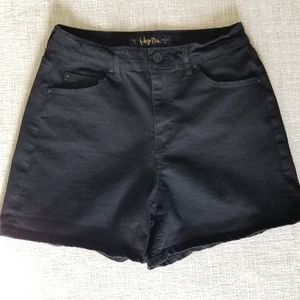 Indigo Rein Black Denim Shorts Size 11